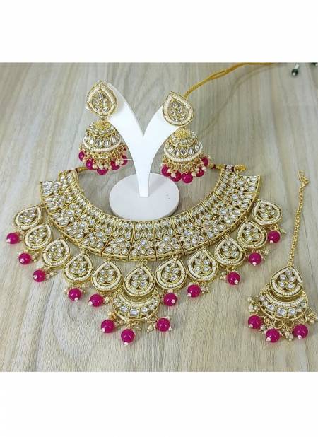 Style Roof New Wedding Necklace Earrings And Tika Bridal Jewellery Latest Collection 1109 RANI